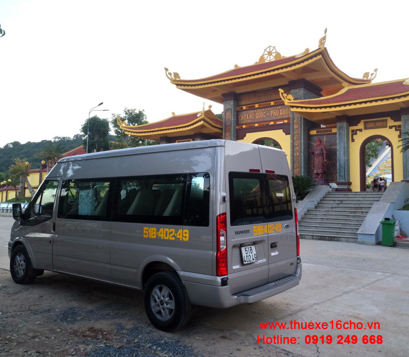 Cho thuê xe du lịch 16 chỗ tại Quận 10 TPHCM