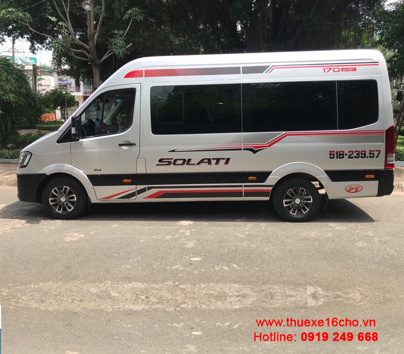 Cho thuê xe du lịch 16 chỗ tại TPHCM có tài xế lái